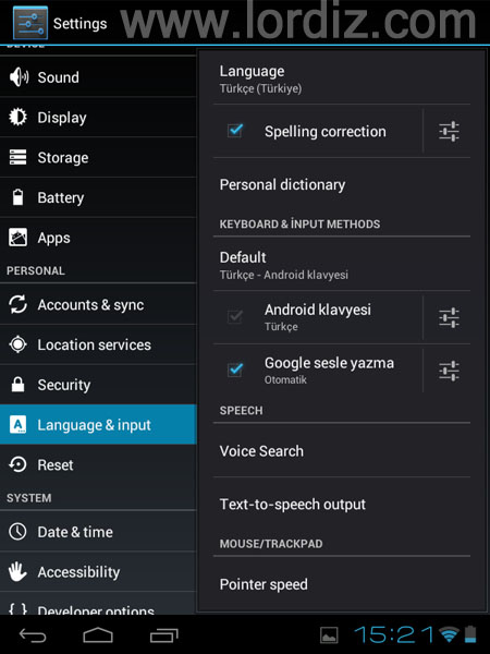 Ss3 ReedPad2 Tablet İçin Android 4.0.4 İCS (Türkçe Dil Yamalı)