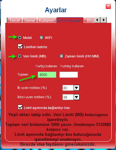 avea3 Türk Telekom Usb Modem Kota Sorgulama