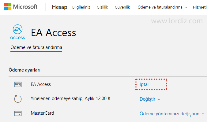 eaaccess abonelik iptal1 - EA Access Nedir? Origin Access Nedir? Abonelik İptal ve Para İadesi Almak!