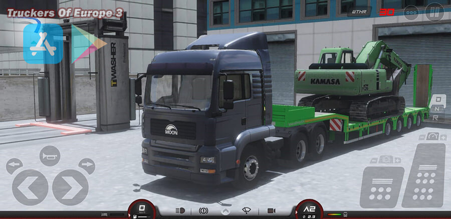 euro truck simulator mobile - Euro Truck Simulator Mobil Uyarlaması "Truckers of Europe 3"