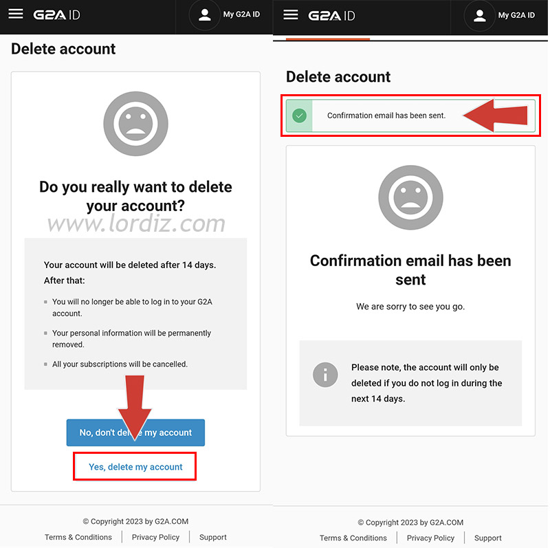 g2acom hesap uyelik iptal - G2a.com Hesap Silme! G2a Üyelik İptali Nasıl Yapılır?