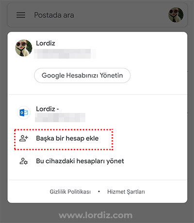 gmail yandex ekleme1 - Gmail Mobil Uygulamasına Yandex Mail Hesabı Ekleme!