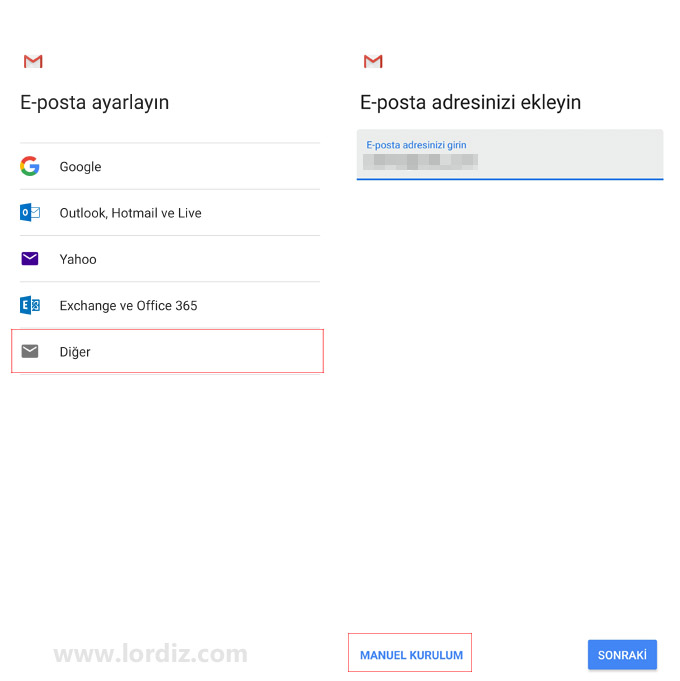 gmail yandex ekleme2 - Gmail Mobil Uygulamasına Yandex Mail Hesabı Ekleme!