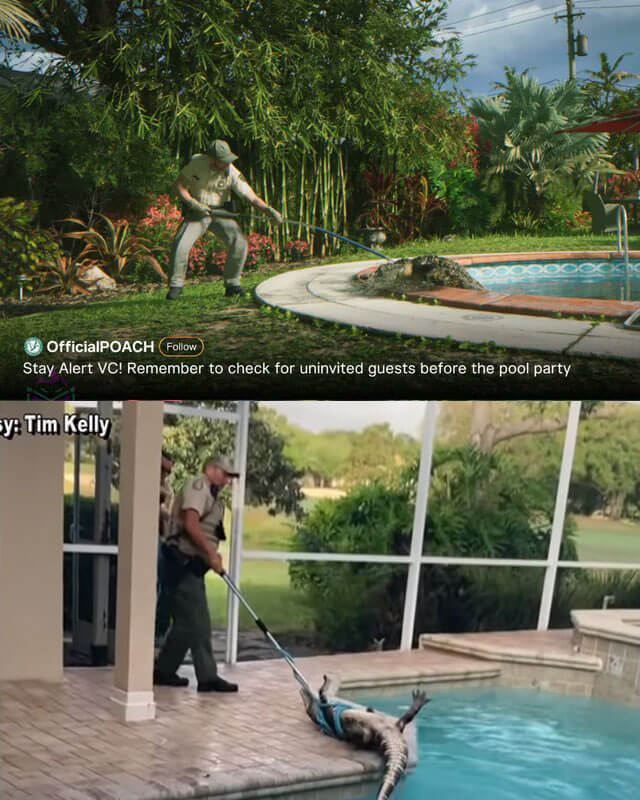 gta6 havuzdaki timsah GTA 6 Vice City, Gerçek Hayattan Hikayeler Barındırıyor!