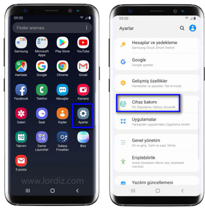 hizli sarj ac kapat1 - Samsung Telefonlarda Hızlı Şarj Özelliğini Açma - Kapatma