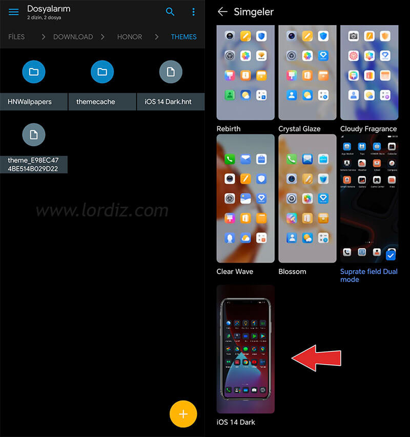 honor tema simge degistirme - Eski Huawei Honor Temalarını Yeni Magic UI Honor Telefonlara Yükleyin!