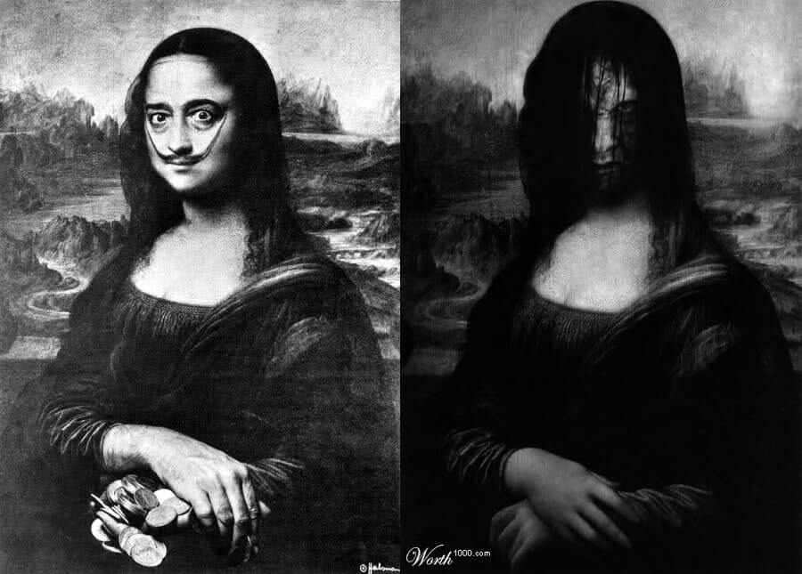 Mona Lisa'dan Photoshop Harikaları