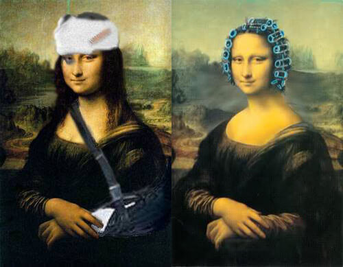 Mona Lisa’dan Photoshop Harikaları