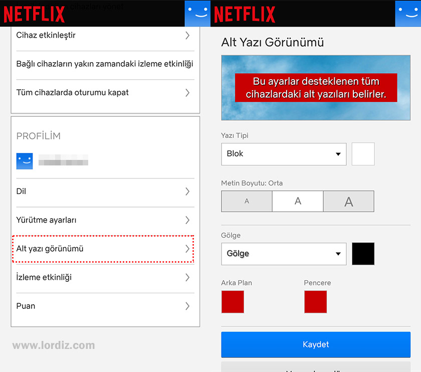 netflix mobil altyazi ayarlari - Netflix'de Altyazı Ayarları ve Altyazı Boyutu Büyütme!