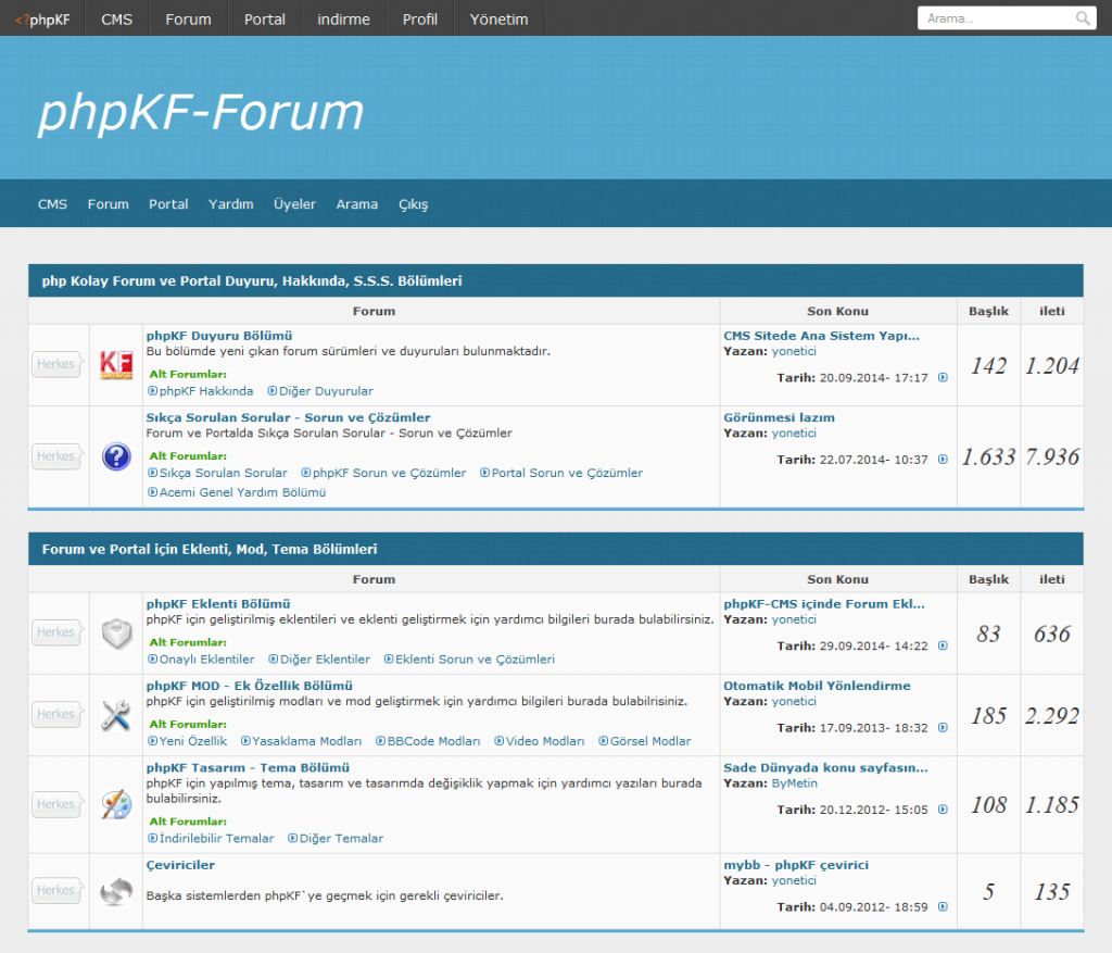 phpkf1 zps4bd91401 - Mybb ve Vbulletin Alternatifi Ücretsiz Forum "PhpKF"