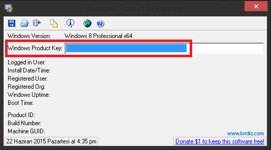 productkey2 zpsuklo8vra - Windows Product Key Şifresini Bulma (Key Viewer İndir)