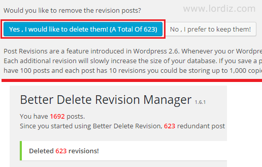 revision2 zpsmr3xs80j - Wordpress Yazıları İçin Revizyon Kayıtlarını Silmek