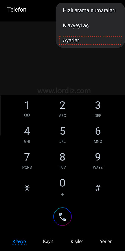 samsung telefonlarda numara engelleme ve engellenen numaralar listesi