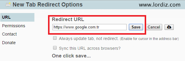 set options2 zpsc3bf5d58 - Google Chrome Yeni Sekme Sayfasını Değiştirme