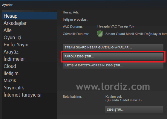 steam1 zpsozyuj3ez Steam Hesap Şifresini Değiştirme