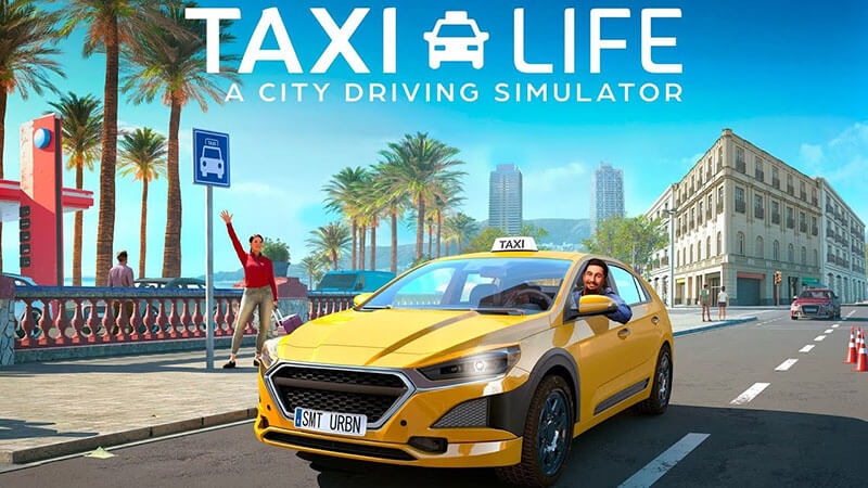 taksi oyunu taxi life steam Taxi Simulator Game "Taxi Life" Coming in February 2024!