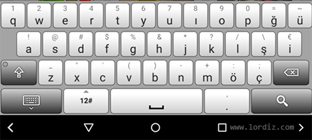 turkce q klavye zpsezn6nor0 - Android Telefon ve Tabletler için Türkçe Q - F Klavye