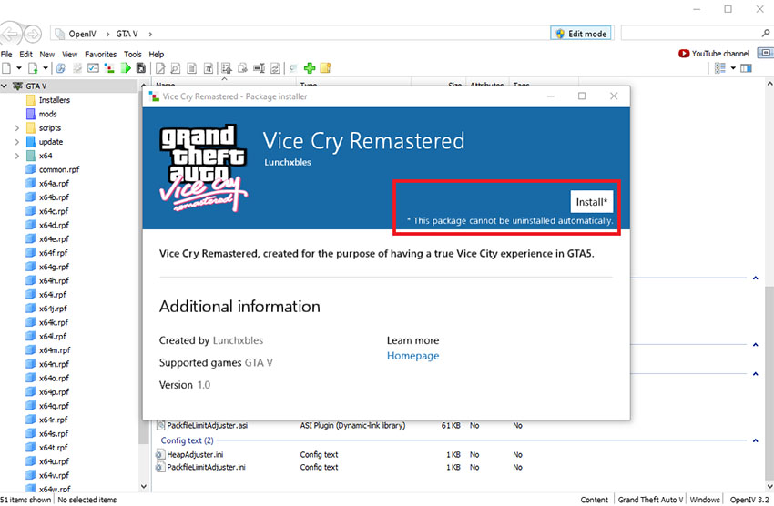 vice cry open4 kurulum - GTA 5: Vice City Modu "Vice Cry: Remastered" Nasıl Yüklenir?