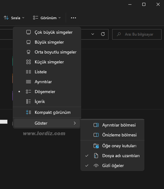 windows11 gizli dosyalar - Windows 10 ve Windows 11'de Gizli Dosya ve Klasörleri Görüntülemek