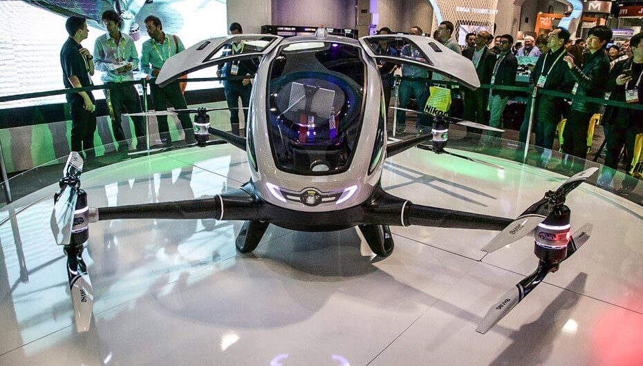 Dünyanın İlk Yolcu Taşıyan Drone'u "Ehang 184"